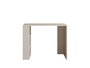 Hanah Home Mesa de Estudio Escandinava Blanca con Numerosos Estantes, 90x50x70 cm, Tablero Melamina 18mm